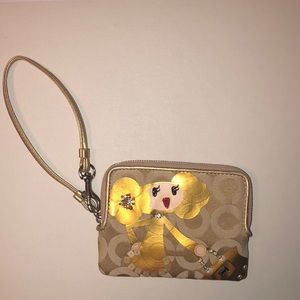 Coach “Goldy” wristlet- limited edition!